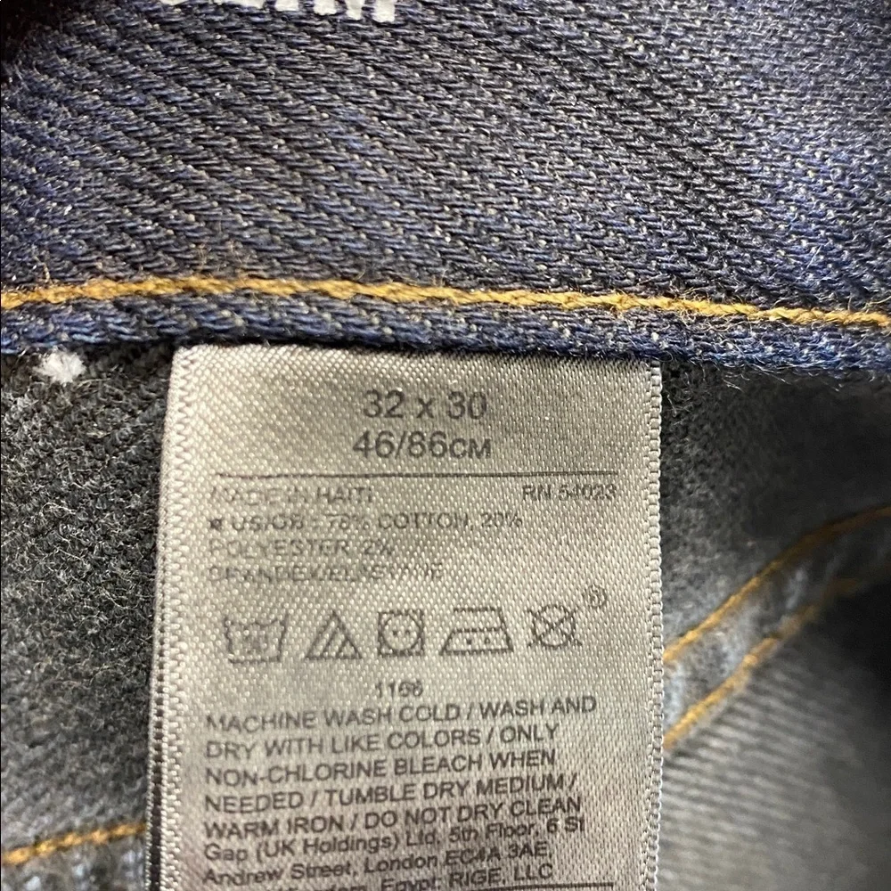 Banana Republic Traveler Slim Dark Wash Jeans 32x30 Stretch Very Dark Blue